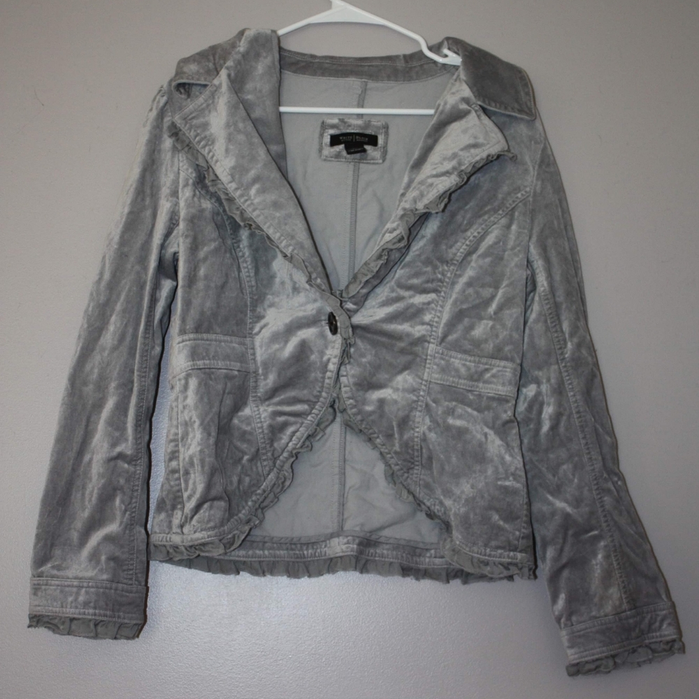 Light Gray White House Black Market Blazer 12